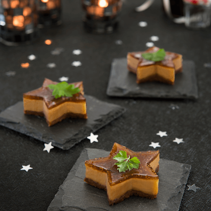 Serniczki z foie gras i konfiturą figową